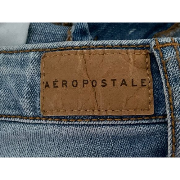 Lot of 2 Denim Shorts Blue 5 Pocket Arizona Jean Co, Aeropostale MIDI Grunge Wom - Picture 9 of 16